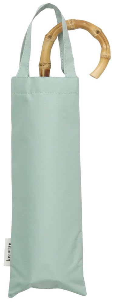 Because Folding Umbrella PU Plain Color Large Tote Bag Mini GN B-093760