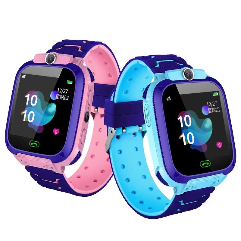 Hottest Selling 1.44" TFT 2G SOS Button Q12 Kids Smart Watch With Camera Anti-Lost LBS Positioning 400mAh Super Long Standby