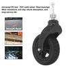 6in Wheelchair Tire Universal PU Hub PVC Tire Steel Strong Bearing Wheelchair Front Castor Wheel