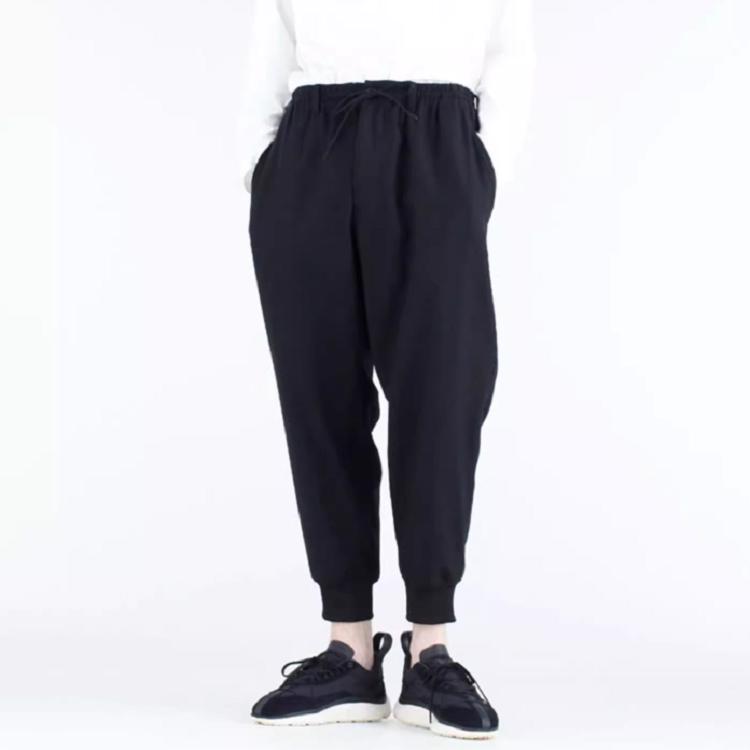 Y-3 FW22 Solid Color Pocket Cuffed Casual Pants Men pants Black HM9340