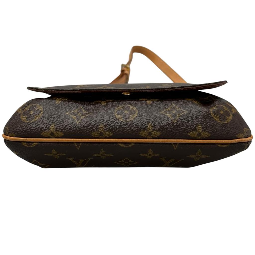 LOUIS VUITTON Mudget Salsa M51258 Shoulder Bag Brown Women used