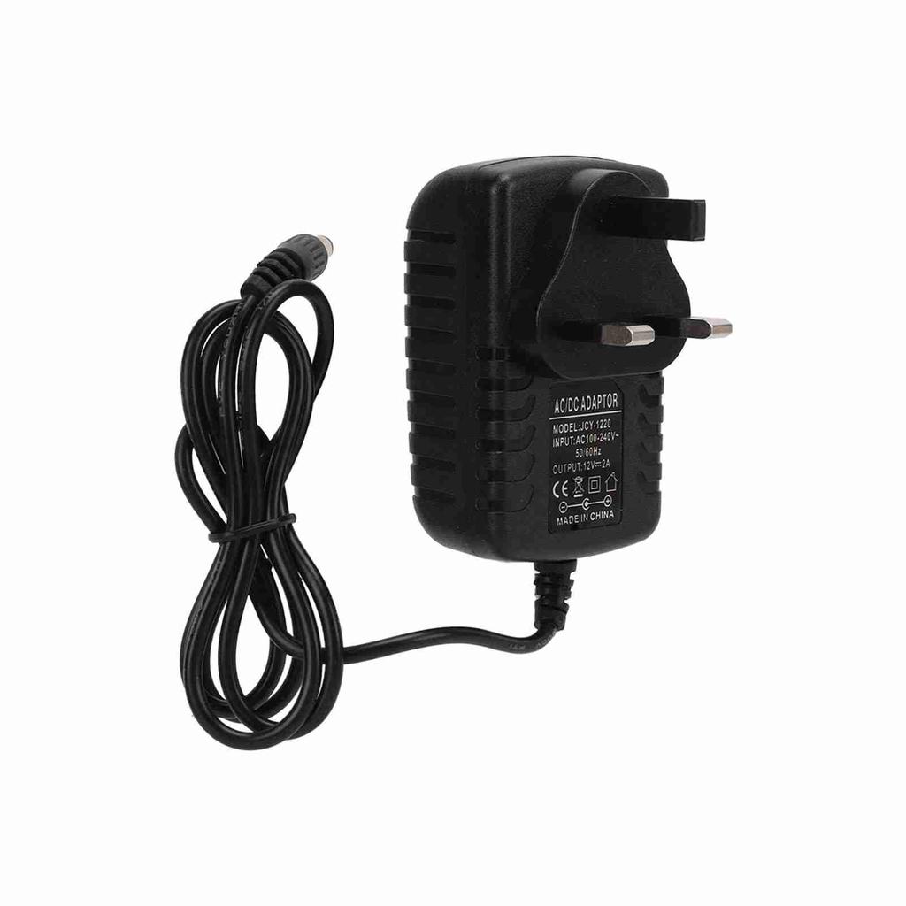 Power Adapter 12V 2A Stable Portable Easy to Operate Universal Monitor Power Adapter for Monitor