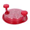 Chicken Shredder 15cm Diameter Non Slip Rubber Pad Transparent Visible Meat Vegetable Grinder
