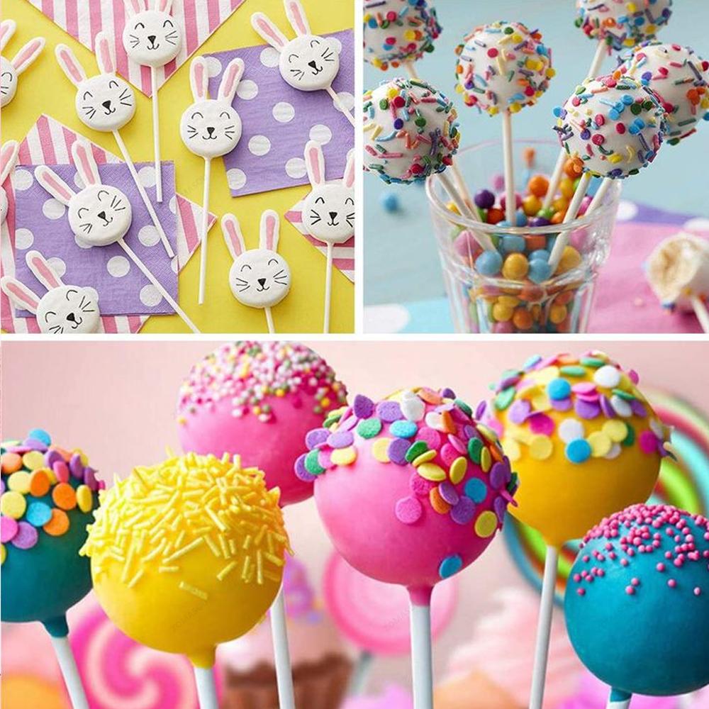 20-1500 Buc. Batoane de Acadea din Hârtie Albă cu Miez Solid Pentru Petrecere Cină Ciocolată Zahăr Bomboane Acadea Acadea Batoane Cake Pop