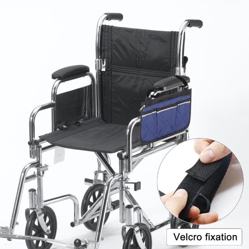 Multifunction Shopping Wheelchair Bag Large Disabled Aid Carry Bag Backpack Handicap Aid Equipment