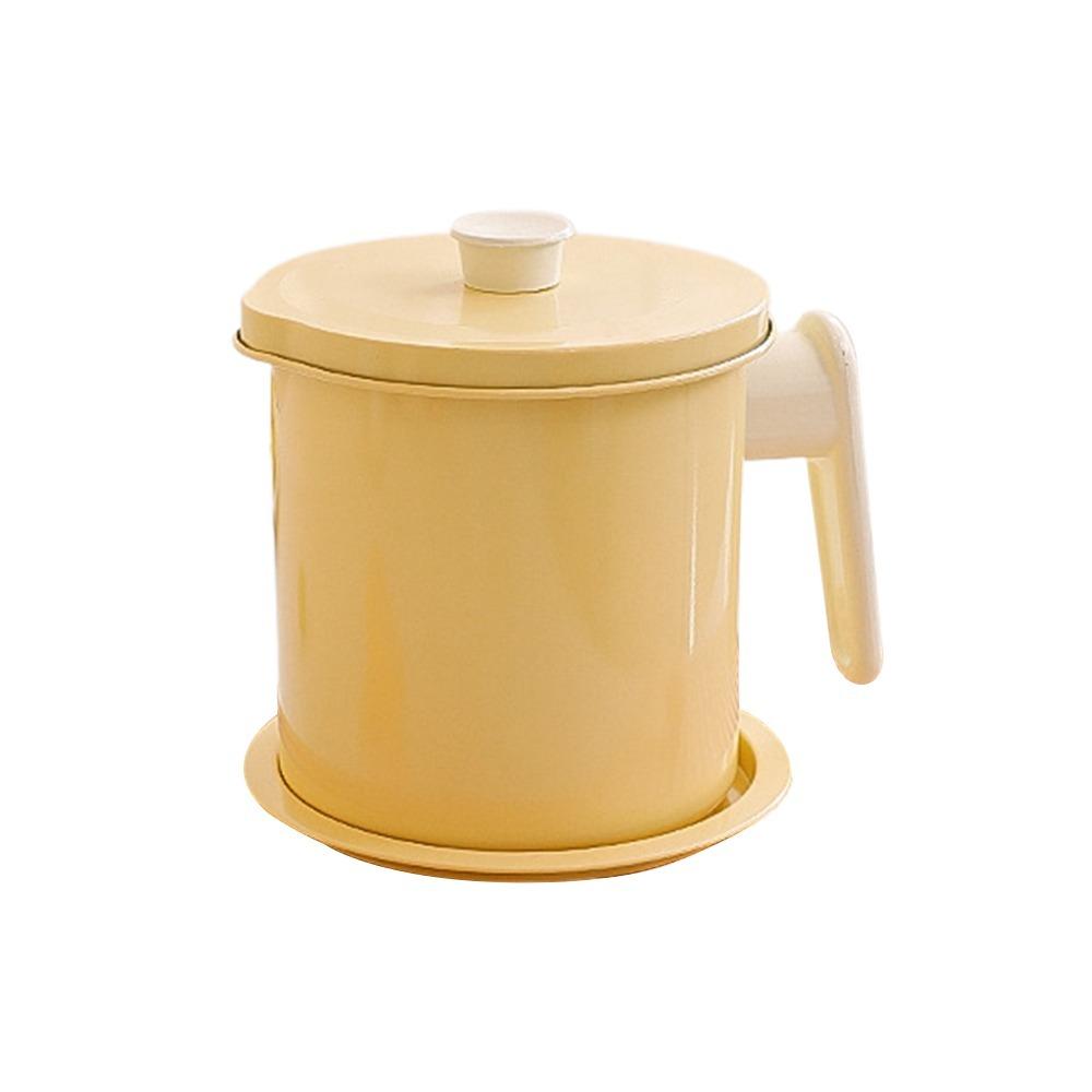 

BPA-Free Oil Filter Pot Large Capacity Stainless Steel Strainer Grease Separator Frying Essential