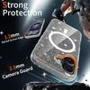 Magnetic Glitter Clear Case for Magsafe Iphone 17 Pro Max Air 16 Plus 16E 15 13Pro 14 Pro 16Pro 17Pro Mag Safe Anti Yellowing Phone Cover Accessories