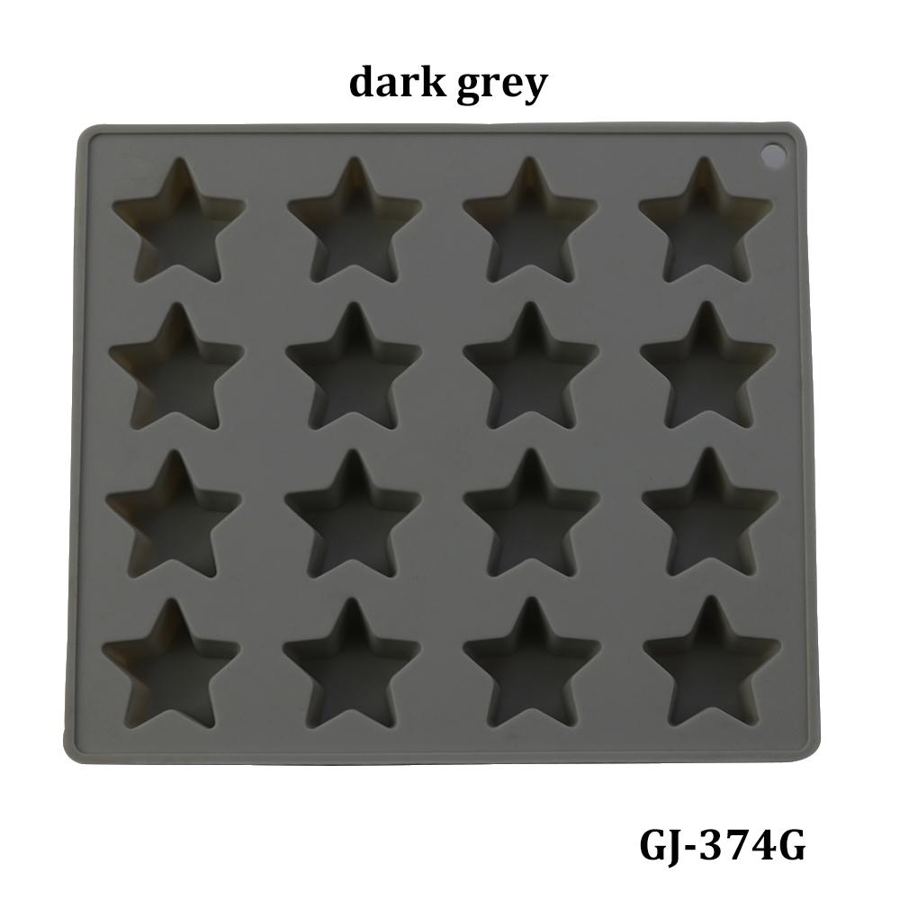 1Pcs 16 Lattice Star Lce Cream Lattice Five Pointed Star Silicone Ice Cream Mold Ice Cubes Home DIY Baking Mold
