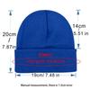 Unisex Beanies Embroidered Canada Flags Knitted Hats Custom Text Winter Thick Caps Men Women Female Caps Warmer Bonnet Hat