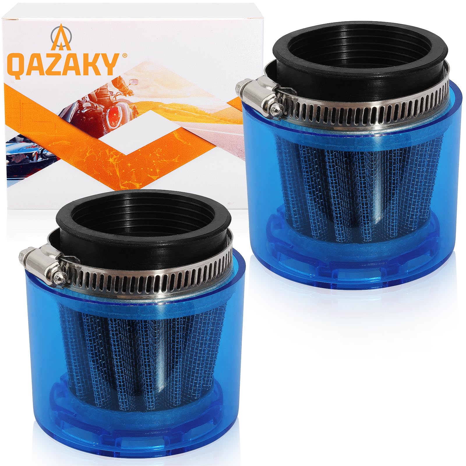 

QAZAKY 2 Pack 48mm 49mm 50mm Air Filter Splash Proof Plastic Cover Waterproof for 48mm