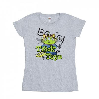 Womens/Ladies Trick Or Toys Alien Halloween T-Shirt