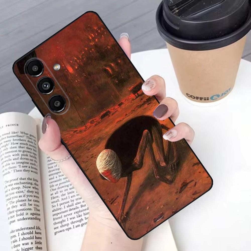 

Zdzislaw Beksinski Искусство картины Чехол для телефона Для Samsung S 25,24,21,22,23,30,20,Ultra,Plus,Fe,Lite,Note,10,9,5G Черный Мягкий Samsung S235G