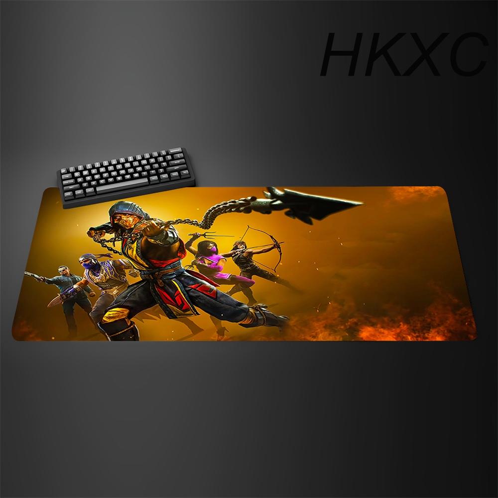 Mortal Kombat Mouse Pad Arena Battle Print Mousepad Large Deskmat Premium Rubber Base Soft Cloth Office Computer Gaming Meusepad