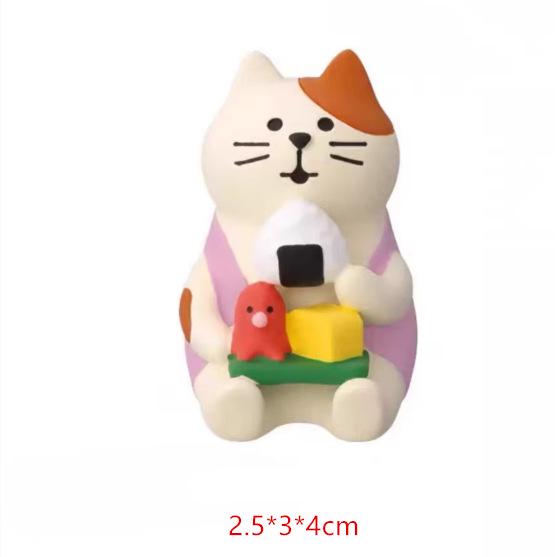 Japanese Zakka Cat Cherry Blossom Season Figure - DIY Resin Craft Gift Ornament