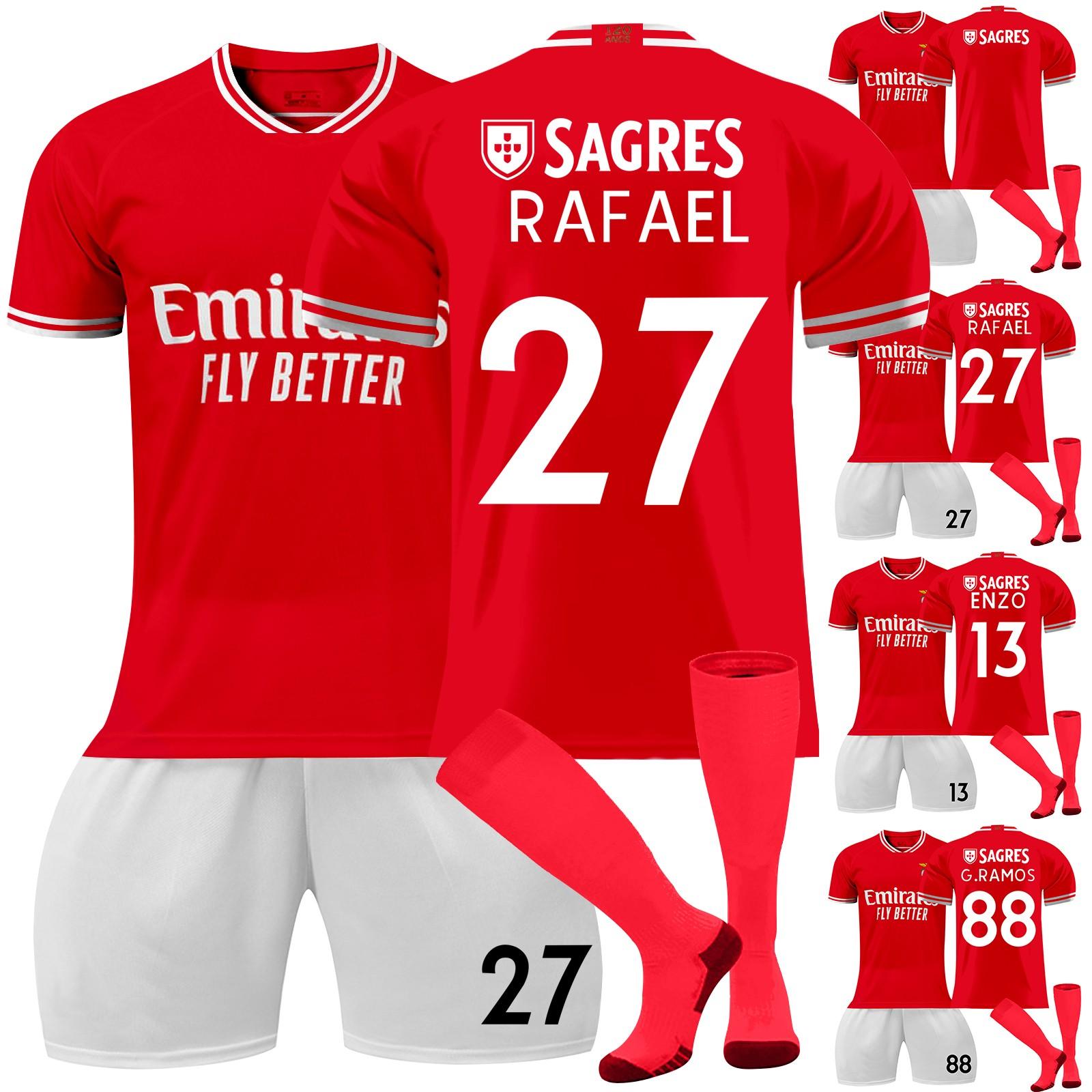 

2223 Benfica Home Джерси Детский футбольный тренировочный комплект S