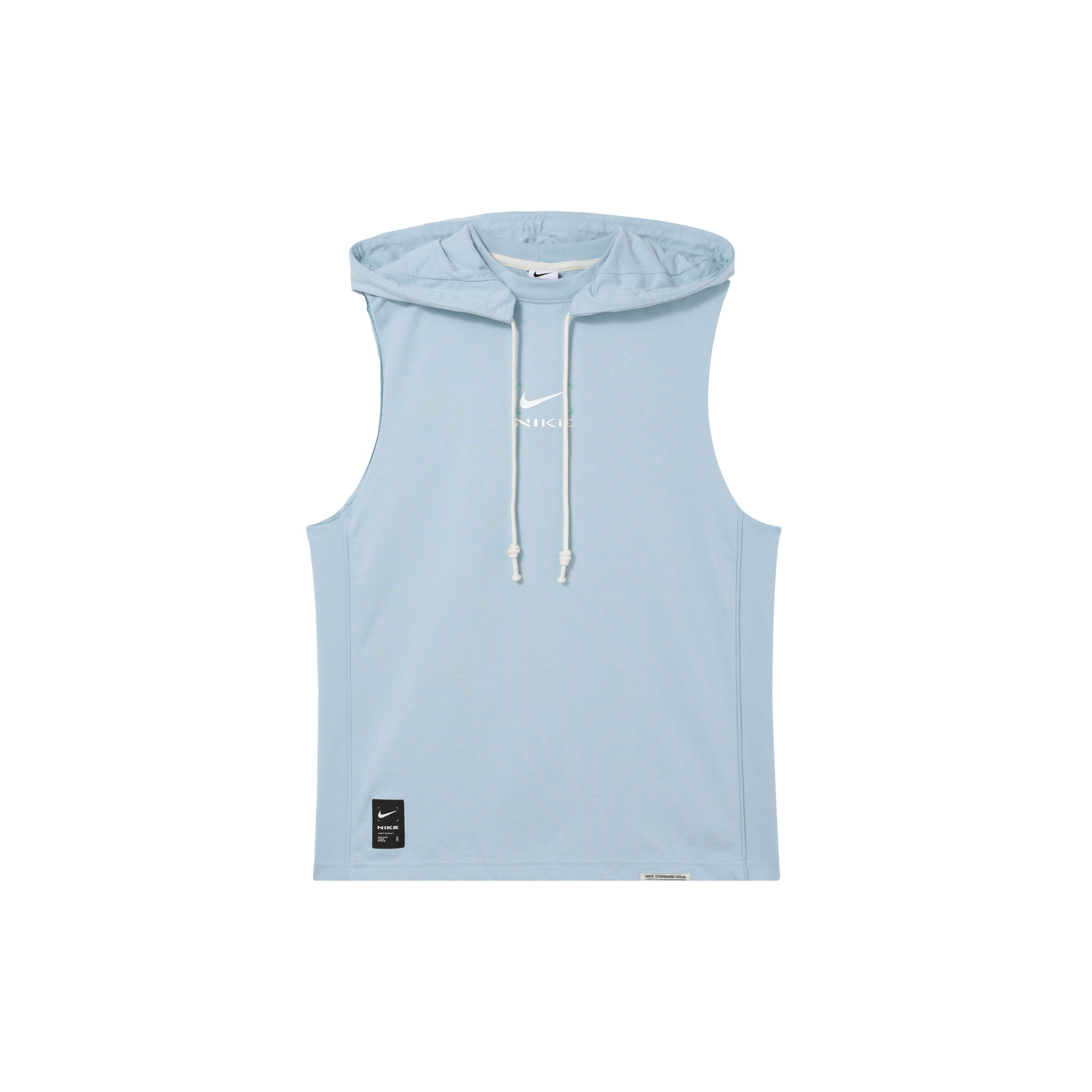 

Nike Dri-Fit Standard Issue Sleeveless Hooded Vest Mist Blue FJ7224-442 L