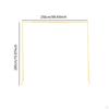 over The Table Rod Stand with Clamps Assembly Required Heavy Duty Holder Metal Balloon Arch