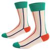 Men's High Waist Trendy Long Socks - European American Autumn Winter Style Plus Size 4348