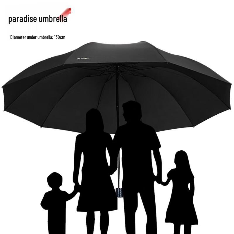 Paradise 10-Rib Windproof Large Folding Umbrella