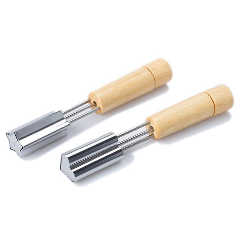 Vegetable Fruit Cutter Star Flower Heart Shapes Stainless Steel Cookie Stamps