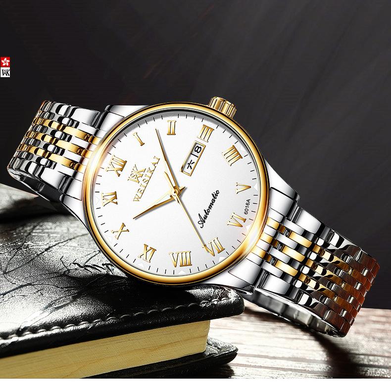 New TOP Brand Luxury Men's Watch With Box Business Dual Calendar Luminous Waterproof Automatic Men's Mechanical Watches