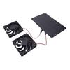 Dual Solar Fan Kit 12V 10W Monocrystalline Silicon Easy To Use Solar Panel Powered Fan for RV Car Boat