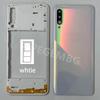 For Samsung Galaxy A30s A307 Housing Middle Frame Chassis battery cover shell Lid Case Rear Back Panel camera Glass Sim slot