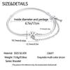 Cute Pet Paw Safety Chain Bracelet DIY Jewelry Accessories 925 Silver