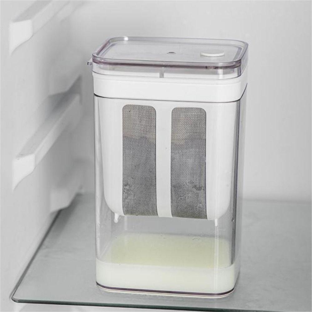 

1100 мл греческий фильтр для йогурта с тонкой сеткой, инструменты для разделения сыворотки, фильтр для йогурта, соевое молоко