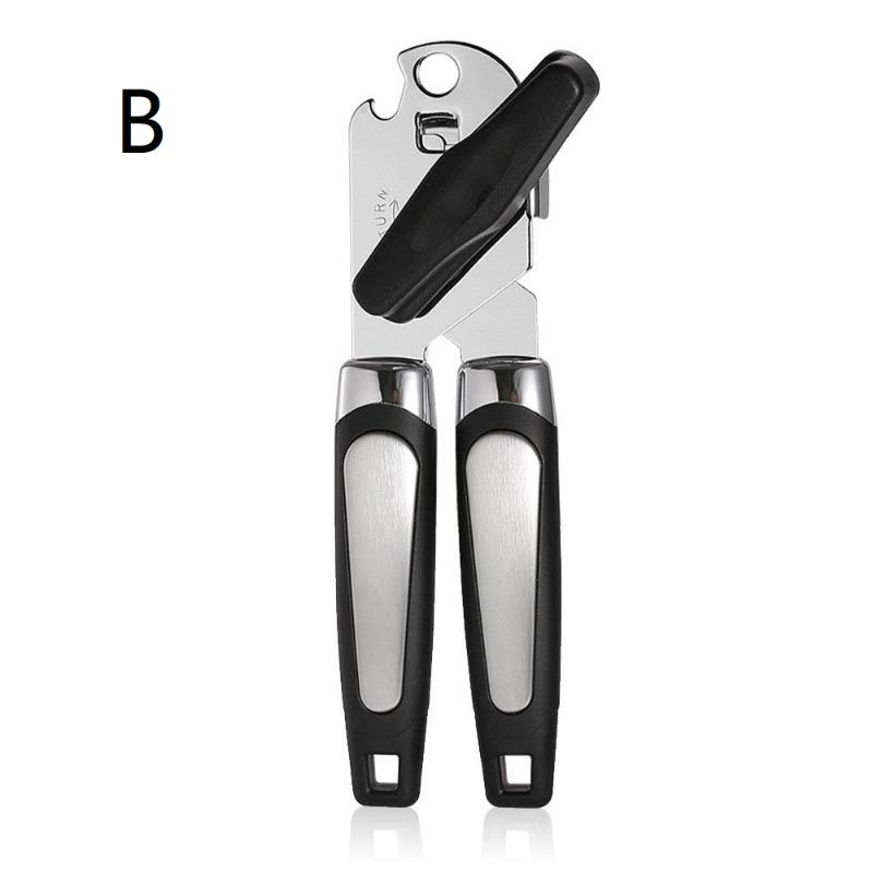 

Professional Can Openers Multifunctional Bottle Opener Stainless Steel Manual Beer Corkscrew Kitchen Gadgets Wine Accessories B