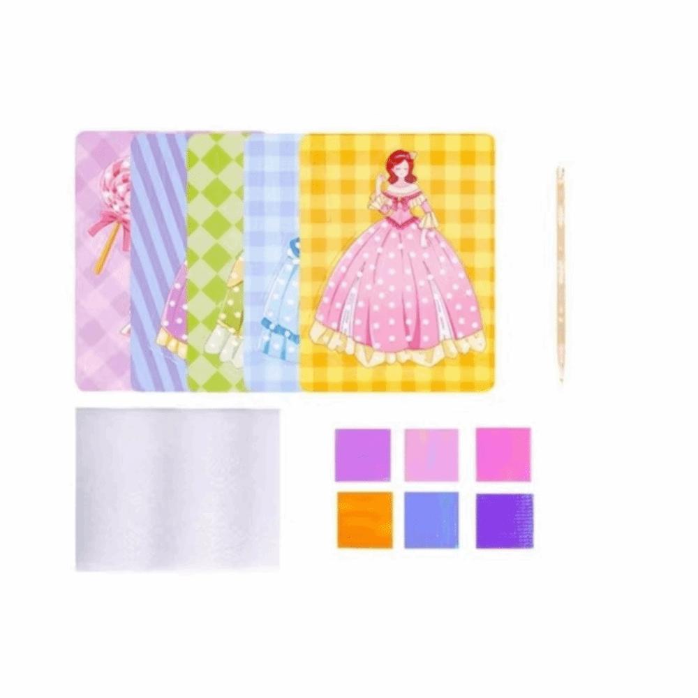 Creative Fairy Tale Hand Poke Painting Puzzle Fabric Art Craze Poke Art Birthday Gift