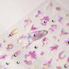 Laser Sliver Star Ocean Dolphin Whale Shoal of Fish Bubbles Sea Marine Organisms Nail Art Sticker Self Adhesive Manicure Decal