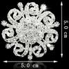 Women's Fashion Rhinestone Flower Brooch Lapel Pin B865