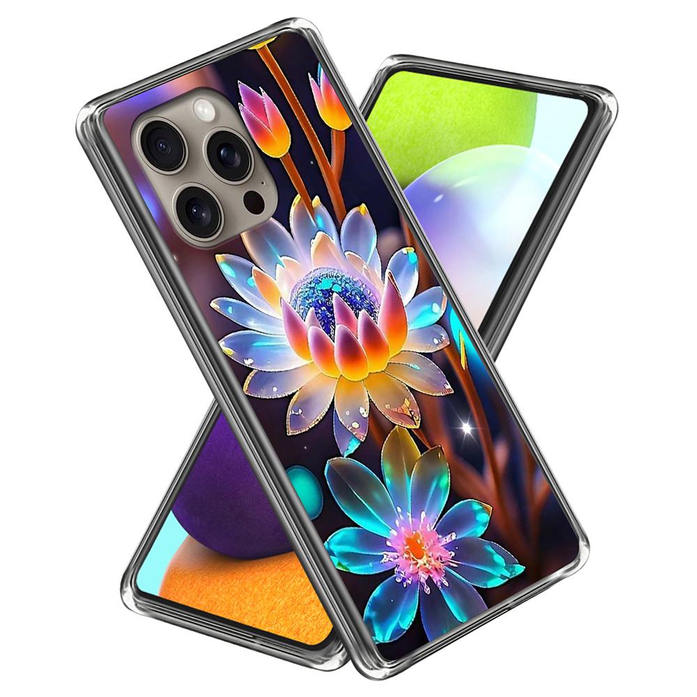 For iPhone 16 Pro Max Case IMD Pattern Printing TPU Shockproof Phone Cover
