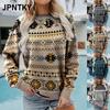 JPNTKY Women's Fashion Casual Long Sleeve O-Neck Hoodies & Sweatshirts