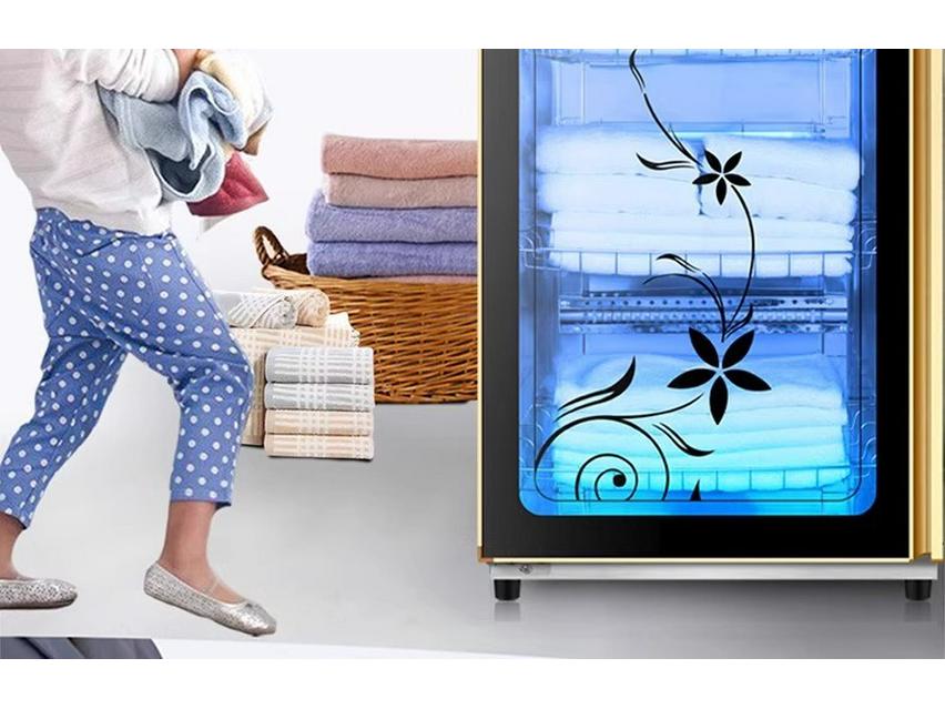 UV & Ozone Towel Disinfection Cabinet for Salons, Barbershops, Kindergartens & Homes