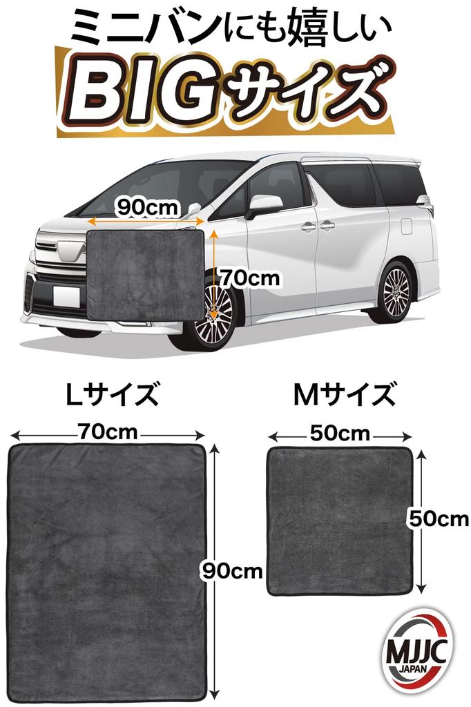 MJJC Car Wash Towel [Pro Dryer] Large Microfiber Cloth for Cars, Motorcycles, and Coated Vehicles, Super Absorbent (Large (90 x 70 cm) 1 Sheet (Gray))