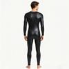 Tuta Body Shaper Uomo in Pelle Dimagrante Modellante a Manica Lunga per Fitness Yoga