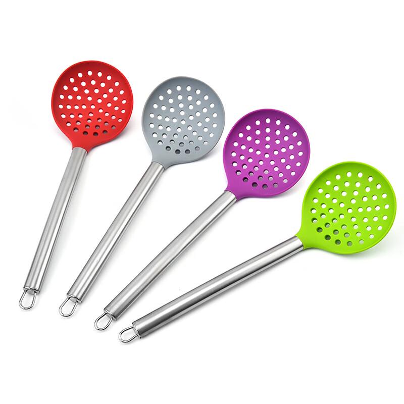 ZISIZ Silicone Slotted Spoon Set