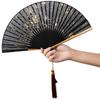 6inch Chinese Retro Fan with Tassel Hand Hold Fan Portable Folded Fan  Chinese Style