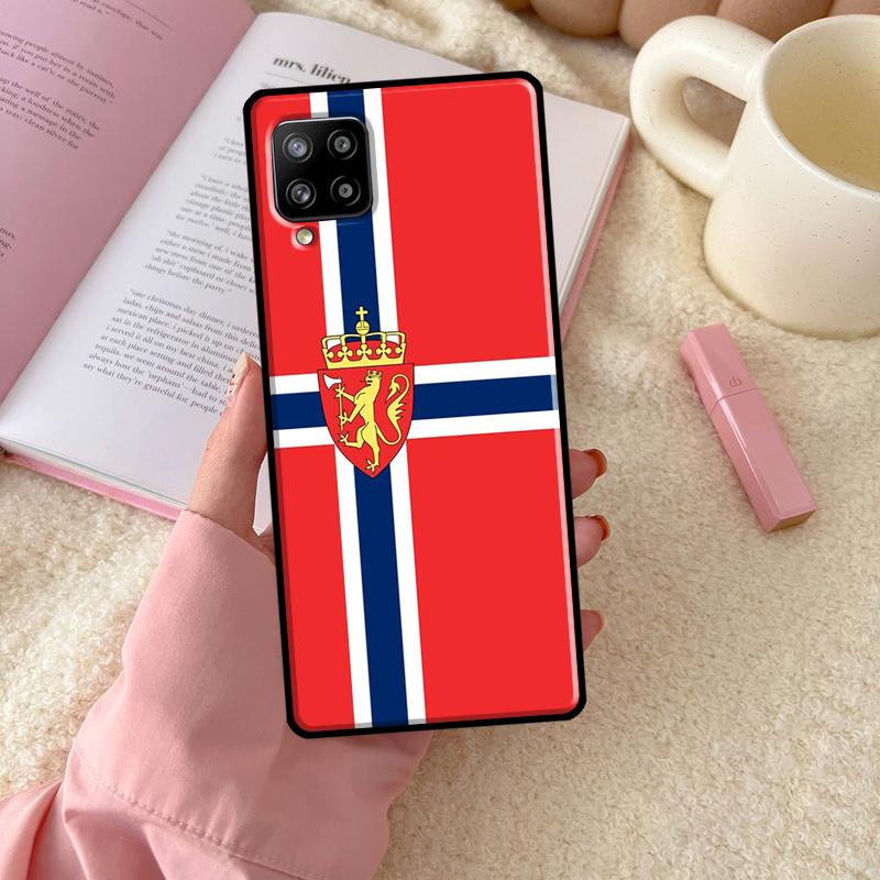 Norway Flag For Samsung Galaxy A56 A54 A34 A14 A06 A16 A26 A36 A12 A32 A52 A13 A33 A53 A15 A35 A55 Case