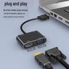 New Cross-Border 2-in-1 VGA To HDMI+VGA Display Converter Adapter Cable