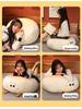 Cute Steamed Bun-Inspired Plush Pillow - Girlish Heart Cushion for Bed or Office
