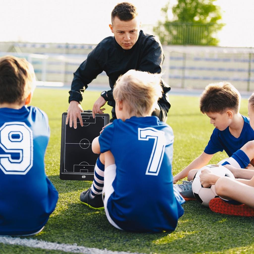 Electronic Football Coaching Board Strategy Tactic Marker Board with Flexible LCD Screen and Stylus