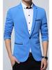 2019 Men's Plus Size Single-Breasted One-Button Casual Suit Jacket, Available In Five Spring and Autumn Colors