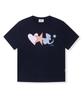 FALLETT Symbol Applique T-Shirt Navy