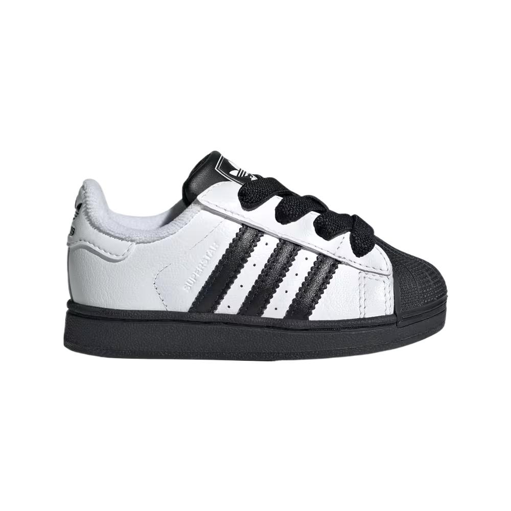 Adidas Superstar 2 CF EL I White Black Sole Baby Sneakers Cloud-White Core-Black JI0212