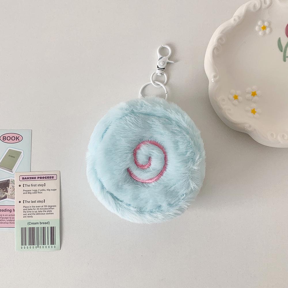 

Small Fish Cake Creative Cake Bag Student Bluetooth Earphone Storage Bags Coin Purse High Appearance Level Backpack Hanging Bag синий