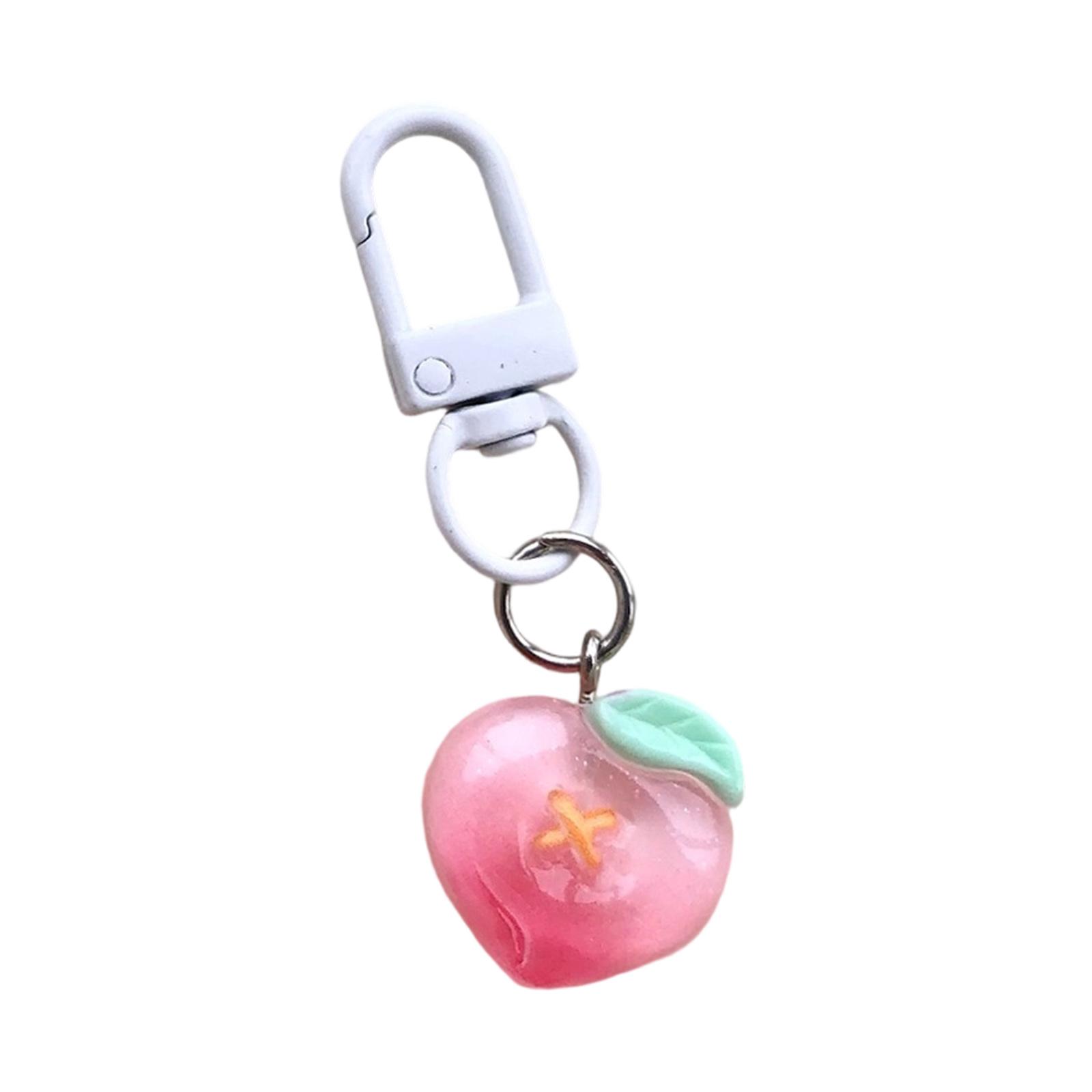 

Vibrant Jelly Fruit Keychain Cute Resin Key Ring Bag Charm For Women Girls Spring Summer Accessories Gift 2