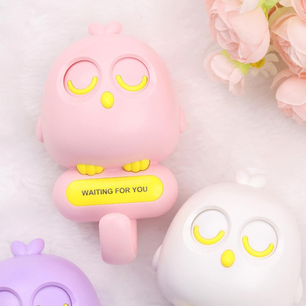 1 stk Kreative uglekroker, Veggmontert søt dyredørkrok uten hull, Husholdningsoppbevaringshengere for lue, skjerf, nøkkel, hjemmedekorasjon